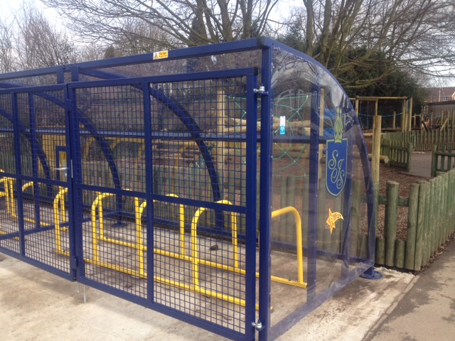 New Cycle Storage at St John's Primary School